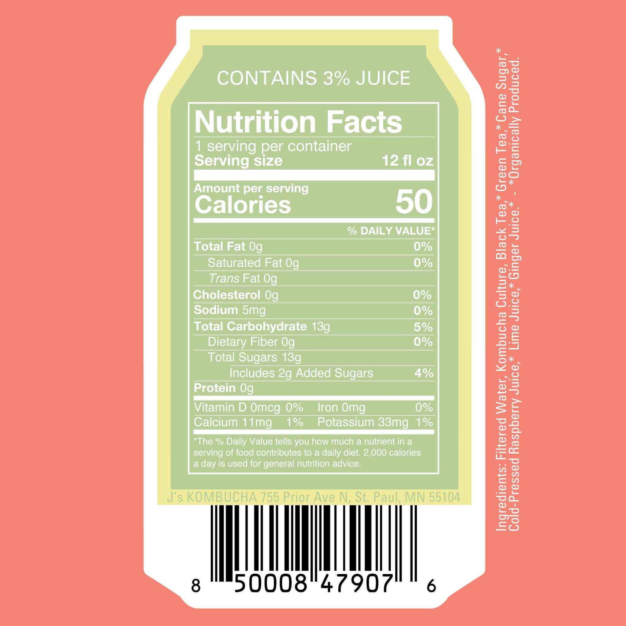 RLG Nutrition Label