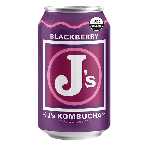 Organic Blackberry Kombucha, J's Kombucha