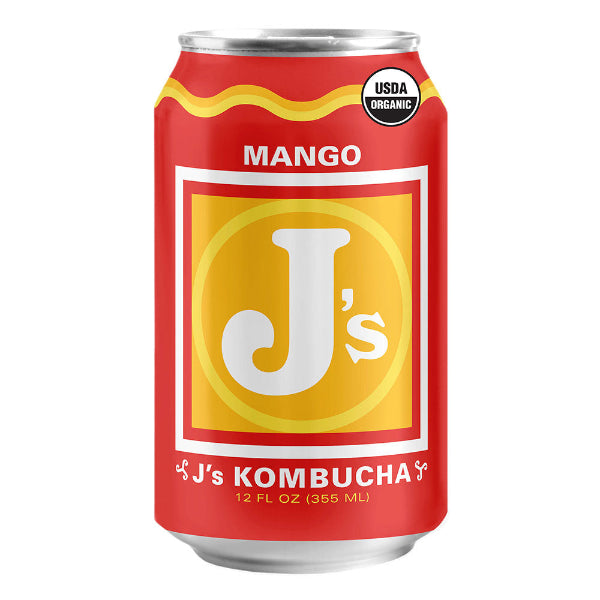 Organic Mango Kombucha, J's Kombucha
