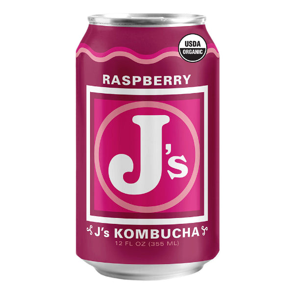 Organic Raspberry Kombucha, J's Kombucha