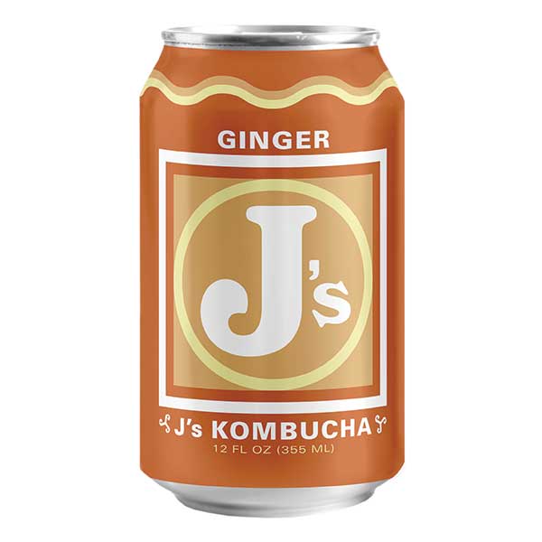 Ginger Kombucha, J's Kombucha