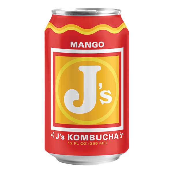 Mango Kombucha, J's Kombucha