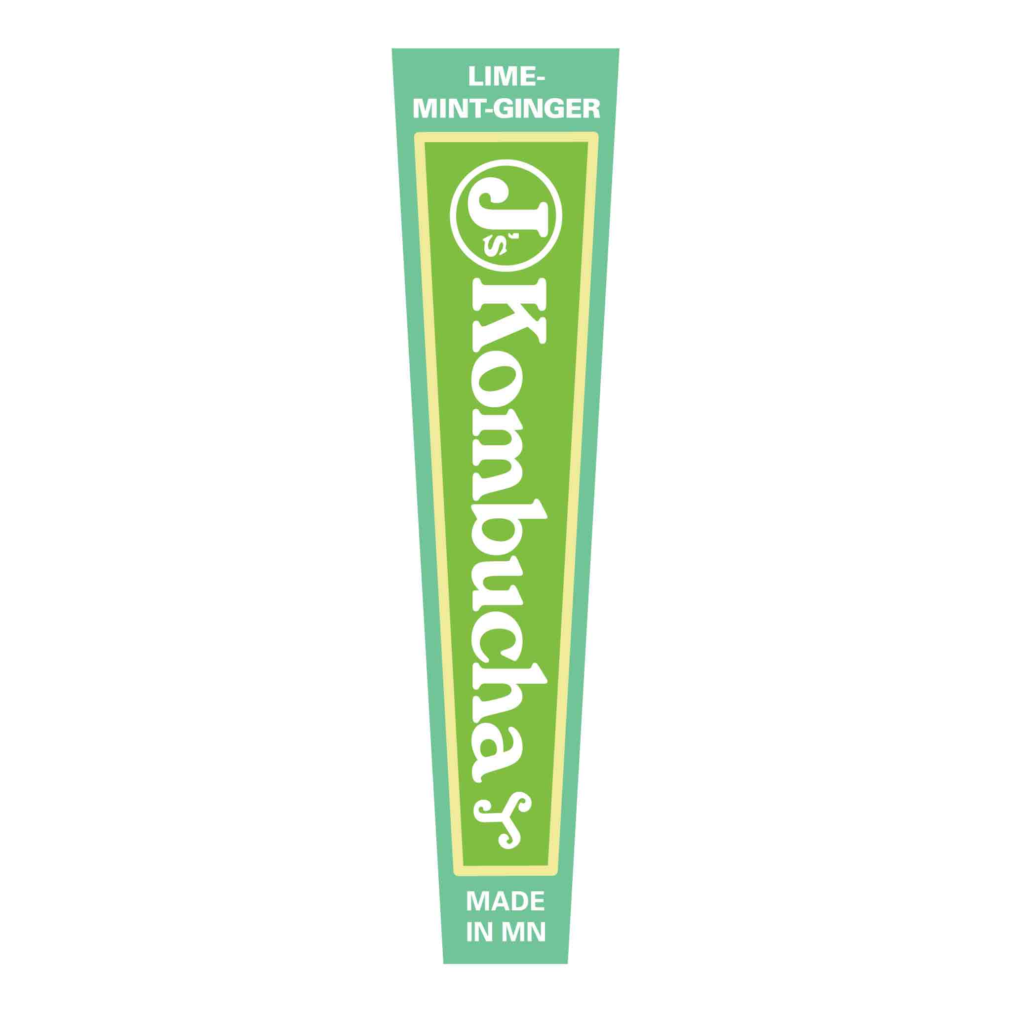 Lime-Mint-Ginger Tap Handle